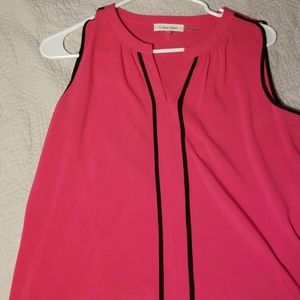 Calvin Klein sleeveless blouse